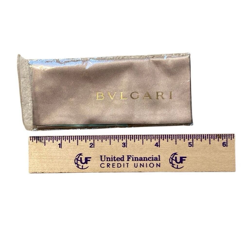 New sealed BVLGARI eyeglass sunglasses cleaning cloth eyeglasses Authentic - Picture 6 of 7